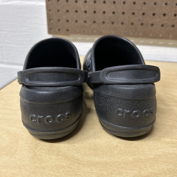 Crocs Women's Mercy 10876 Slip On Casual Floral Black Clogs Size US 8 - Picture 7 of 9